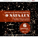 O nata Lux – Concerto di Natale e presentazione del cd