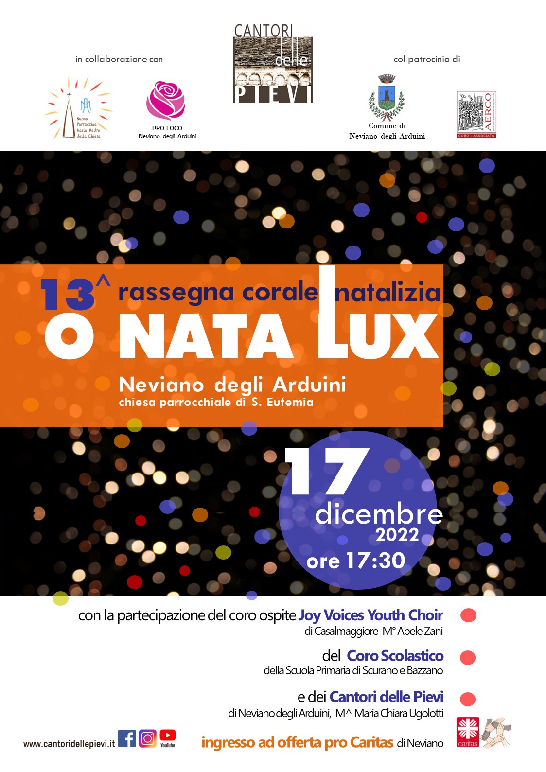 13^ Rassegna Corale Natalizia “O nata Lux”